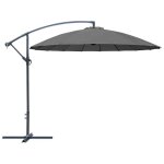 Parasol deporte pagode gris 3m