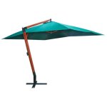 Parasol déporté vert 300 x 400 cm 40079 Parasol déporté vert 300 x 400 cm 40079