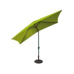 Parasol droit alu 3x2m vert anis ref. 7329