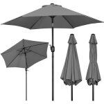 Parasol inclinable de jardin ext�rieur - 230cm - avec cadre en m�tal - terrasse piscine plage balcon ...