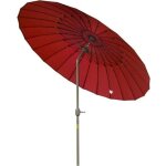 Outsunny - parasol - aluminium - 260x260x240cm - rouge
