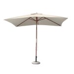 Parasol - proloisirs - 3x2 ecru - m�t droit - toile polyester - manuel