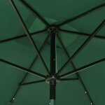 Parasol - vidaxl - 313786 - 2x3 m - led int�gr�es - acier enduit de poudre