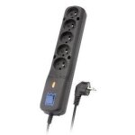 Parasurtenseur lestar 5 + lf - 530wa - 5 prises - filtre anti - interf�rences - noir