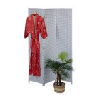 Relaxdays paravent à 3 volets brise - vue pliable plastique et bois h x l : 170 x 120 cm pour intérieur ... Relaxdays paravent à 3 volets brise - vue pliable plastique et bois h x l : 170 x 120 cm pour intérieur ...