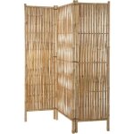 Paravent en bambou - l. 135 x h. 170 cm