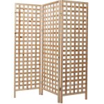 Paravent en bois naturel akkiko