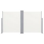 Paravent ext�rieur multifonctionnel home - brise - vue - auvent lat�ral double r�tractable de patio 170x600 ...