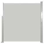 Paravent ext�rieur multifonctionnel home - brise - vue - auvent lat�ral r�tractable 140x300 cm blanc ...