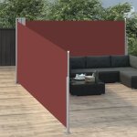 Paravent ext�rieur multifonctionnel home - brise - vue - auvent lat�ral r�tractable marron 140x1000 cm10606 ...