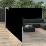 Paravent extérieur multifonctionnel home - brise - vue - auvent latéral rétractable noir 120x1000 cm10597 ... Paravent extérieur multifonctionnel home - brise - vue - auvent latéral rétractable noir 120x1000 cm10597 ...
