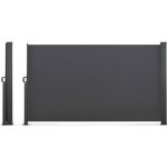 Terre jardin paravent r�tractable 16 x 4 m - store lat�ral 180g / m� - brise vent et vue pour ext�rieur ...