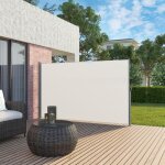 Songmics store lat�ral 350 x 200 cm (l x h) pour balcon et terrasse pare - soleil brise - vue protection ...