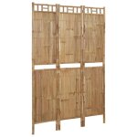 Paravent - umr - brun cloison de sparation 3 panneaux bambou 120x180 cm - [0uvux5]