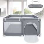 Parc pour bébés liliin - xxl 150x180cm - barrière sécurisée avec mesh respirant et base antidérapante ... Parc pour bébés liliin - xxl 150x180cm - barrière sécurisée avec mesh respirant et base antidérapante ...