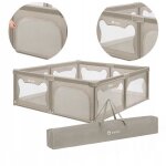 Parc b�b� lionelo willow xl - 207x187 cm - c�t�s en maille - grand terrain de jeu de s�curit� - grille ...