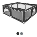 Parc pour bébé pliable mengda 180x150cm avec filet respirant et fermeture éclair Parc pour bébé pliable mengda 180x150cm avec filet respirant et fermeture éclair