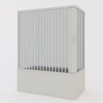 Pare - baignoire douche angulaire pliante en pvc - idralite - ortensia centrale - r�ductible - blanc