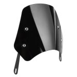 Pare - brise de moto universel pare - vent déflecteur de vent avec support de montage pour 57po (noir ... Pare - brise de moto universel pare - vent déflecteur de vent avec support de montage pour 57po (noir ...