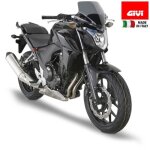 Pare brise specifique givi a1126 pret a etre monte sur cb 500 f (13 > 15)
