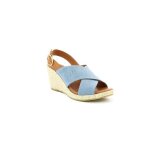 Pare gabia sandale cuir femme bleu