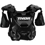 Pare - pierre / plastron cross adulte thor guardian - noir / silver Pare - pierre / plastron cross adulte thor guardian - noir / silver