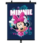 Pare - soleil enrouleur enfant - seven - minnie - bleu - 36x45 cm - protection solaire voiture