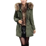 Parka pour a capuche femme m
