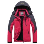 Parka femme à capuche amovible droit imperméable blouson femme plus de velours à poches multiples parka ... Parka femme à capuche amovible droit imperméable blouson femme plus de velours à poches multiples parka ...