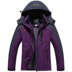Parka femme à capuche amovible droit imperméable blouson femme plus de velours à poches multiples parka ... Parka femme à capuche amovible droit imperméable blouson femme plus de velours à poches multiples parka ...