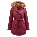 Parka femme à capuche manteau en coton polaire grande taille veste chaud épaissir hiver Parka femme à capuche manteau en coton polaire grande taille veste chaud épaissir hiver
