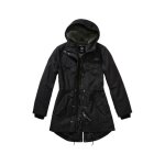 Parka femme marsh lake noir - brandit - longue - doublure chaude - nombreuses poches