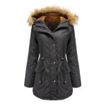 Parka femme - mobigarlan - chaleureuse manteau dautomne dhiver doudoune - xh506bbb - vert