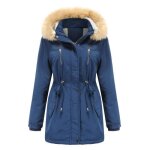 Parka femme - mobigarlan - chaleureuse manteau dautomne dhiver doudoune - xh517bbb - bleu Parka femme - mobigarlan - chaleureuse manteau dautomne dhiver doudoune - xh517bbb - bleu