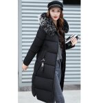 Parka femme - noir - doudoune à capuche en duvet chaud hiver Parka femme - noir - doudoune à capuche en duvet chaud hiver