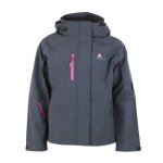 Parka fille peak mountain galani - carbone - 10 ans