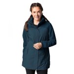 Parka dhiver pour femme skomer ii veste - vaude - dark sea - blue - imperm�able et isol�e