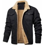 Parka homme cargo col revers casual manches longues