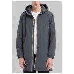 Parka - homme - gris - impermable - mi - saison - fermeture  zip