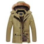 Parka homme hiver collier d l - kaki - noir - homme - adulte Parka homme hiver collier d l - kaki - noir - homme - adulte