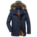 Parka homme  poches multiples parka hiver chaud  capuche detachable parka hommes vtement masculin ...