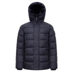 Parka homme - sanford - helvetica - bleu marine - fermeture clair double curseur - poches zippes