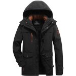 Parka homme de marque plus de velours parka à capuche detachable parka hommes brodé long parka hommenoir ... Parka homme de marque plus de velours parka à capuche detachable parka hommes brodé long parka hommenoir ...