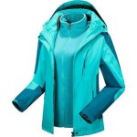 Parka impermable femme hiver doubl polaire 3 en 1 amovible veste  capuche exterieur