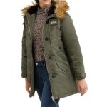 Parkas kaki femme schott elisa