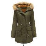 Parka manteau femme veste  capuche chaud paissir taille grand hiver