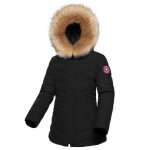 Parkas cabans ginette black parka - paragoose