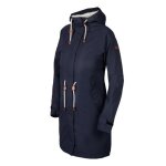 Parka de pluie femme horka - bleu - impermable et respirante - doublure en peluche - randonne