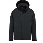 Parka softshell matelass�e � capuche - k650 - homme - gris titanium