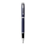 Parker im roller bleu mat acier inoxydable - pointe fine attributs chrom�s coffret cadeau